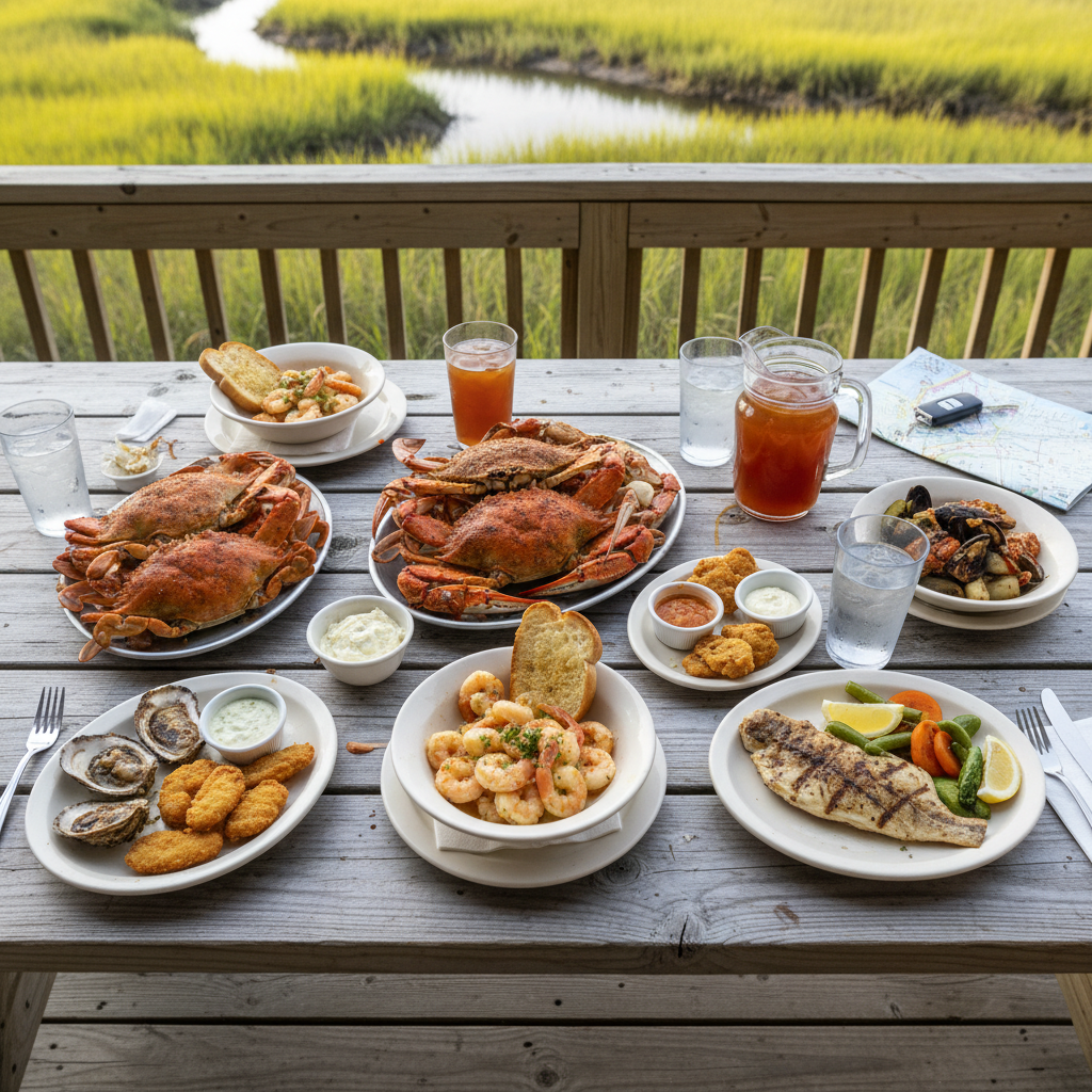 Planning dinner at Barefoot Landing: parking, timing and the walk